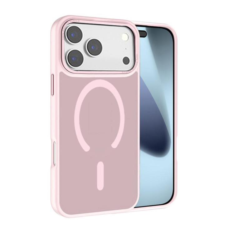 For iPhone 17 Pro Max Kalebol Metal Lens Frame MagSafe Frosted PC Phone Case