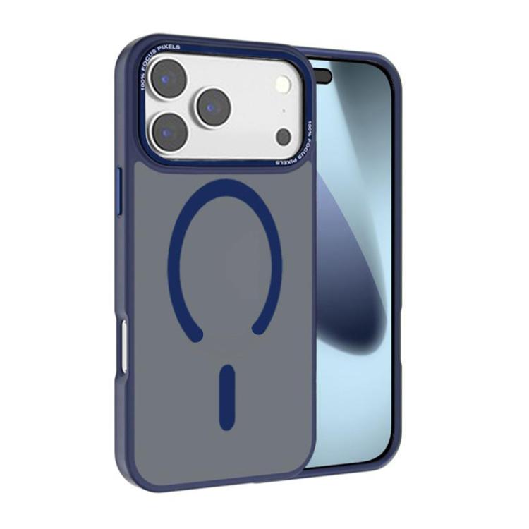 For iPhone 17 Pro Max Kalebol Metal Lens Frame MagSafe Frosted PC Phone Case