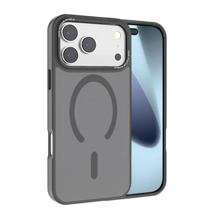 For iPhone 17 Pro Max Kalebol Metal Lens Frame MagSafe Frosted PC Phone Case