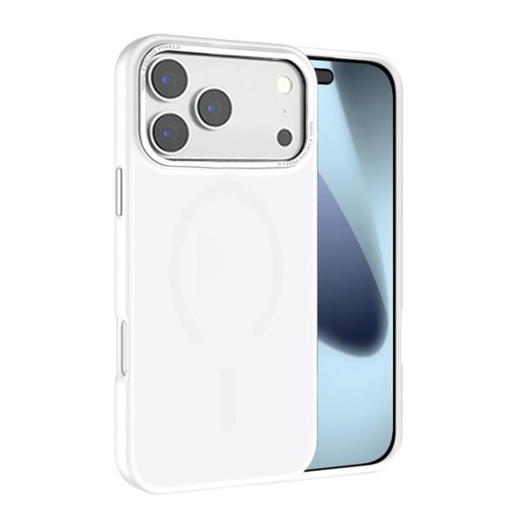 For iPhone 17 Pro Max Kalebol Metal Lens Frame MagSafe Frosted PC Phone Case