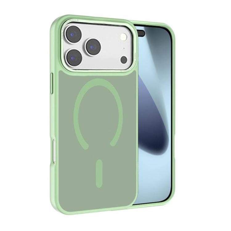 For iPhone 17 Pro Max Kalebol Metal Lens Frame MagSafe Frosted PC Phone Case