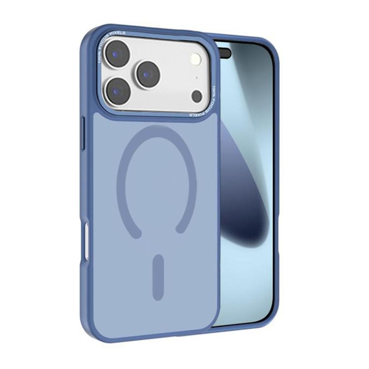 For iPhone 17 Pro Max Kalebol Metal Lens Frame MagSafe Frosted PC Phone Case