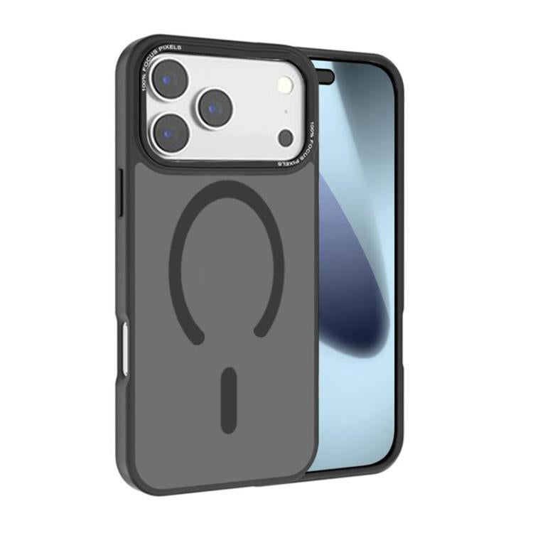For iPhone 17 Pro Kalebol Metal Lens Frame MagSafe Frosted PC Phone Case
