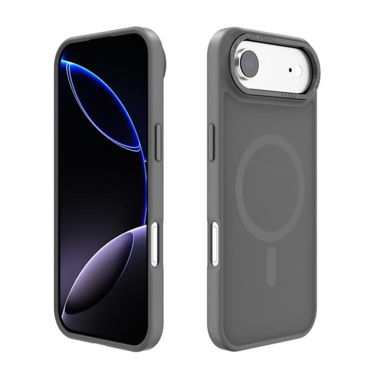 For iPhone Air Kalebol Metal Lens Frame MagSafe Frosted PC Phone Case