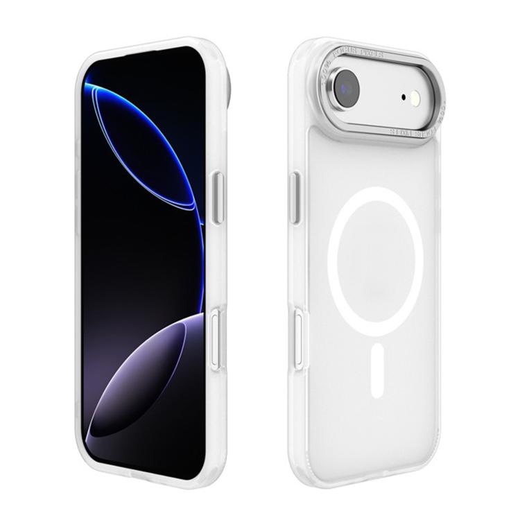For iPhone Air Kalebol Metal Lens Frame MagSafe Frosted PC Phone Case