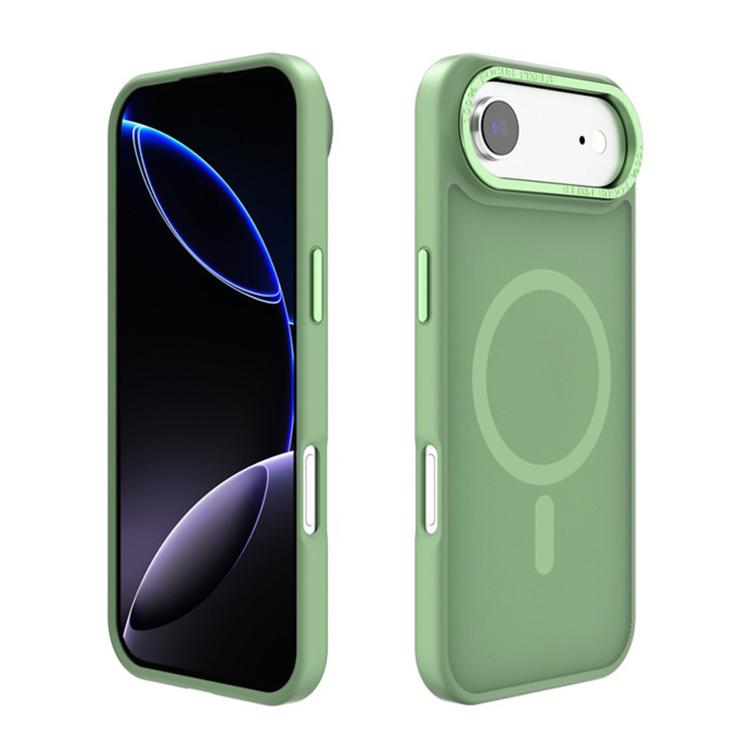 For iPhone Air Kalebol Metal Lens Frame MagSafe Frosted PC Phone Case
