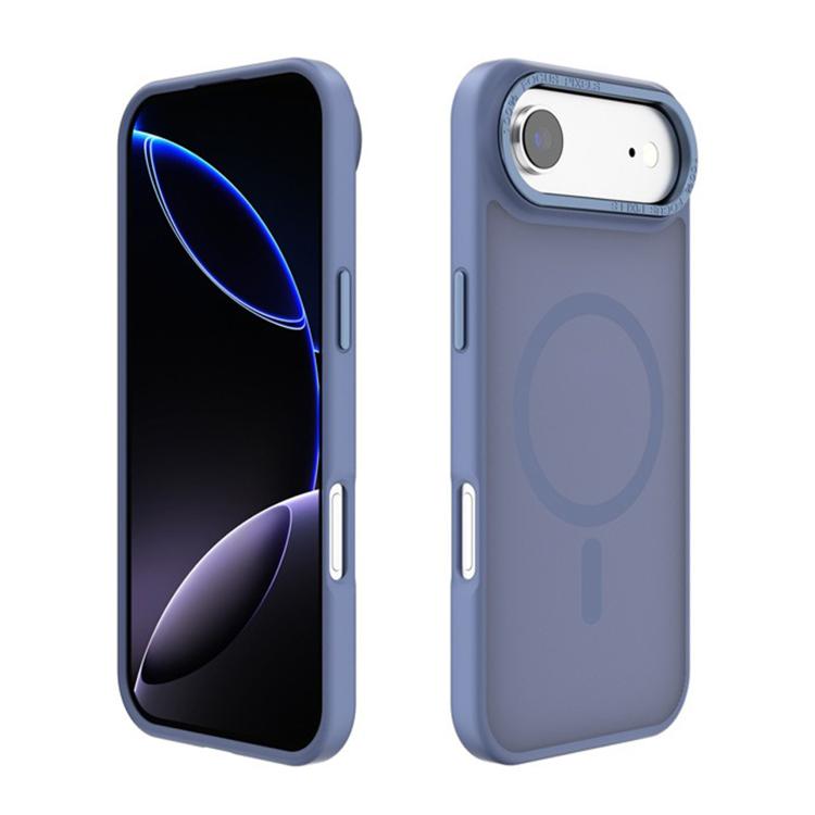 For iPhone Air Kalebol Metal Lens Frame MagSafe Frosted PC Phone Case