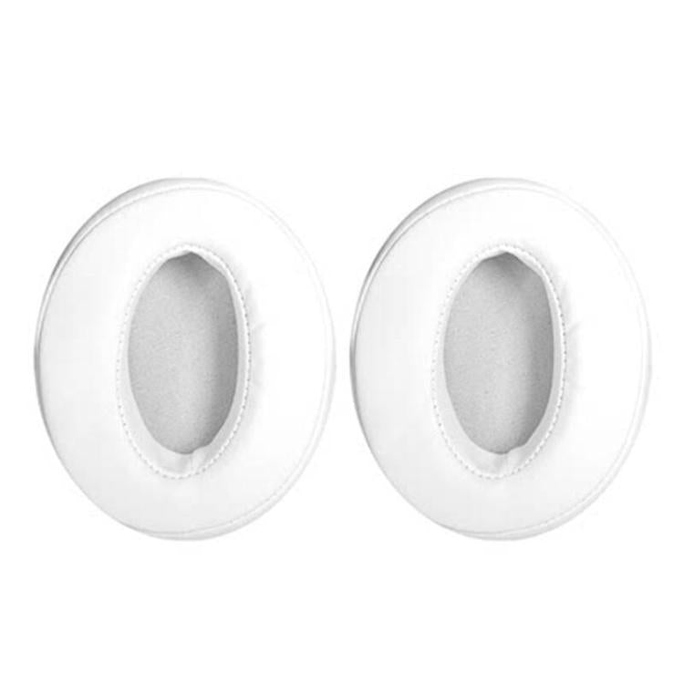 2pcs Insert Replacement Earpads For Sennheiser HD4.30 / HD350BT / HD400s / HD420s / HD458BT / HD300 / HD4.50 / HD4.40BT, Material:Protein Leather White