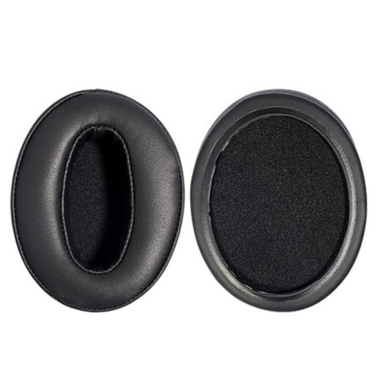 2pcs Insert Replacement Earpads For Sennheiser HD4.30 / HD350BT / HD400s / HD420s / HD458BT / HD300 / HD4.50 / HD4.40BT, Material:Lambskin Black