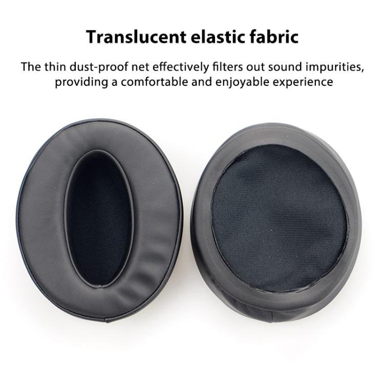 2pcs Insert Replacement Earpads For Sennheiser HD4.30 / HD350BT / HD400s / HD420s / HD458BT / HD300 / HD4.50 / HD4.40BT, Material:Protein Leather Ice Silk Cloth
