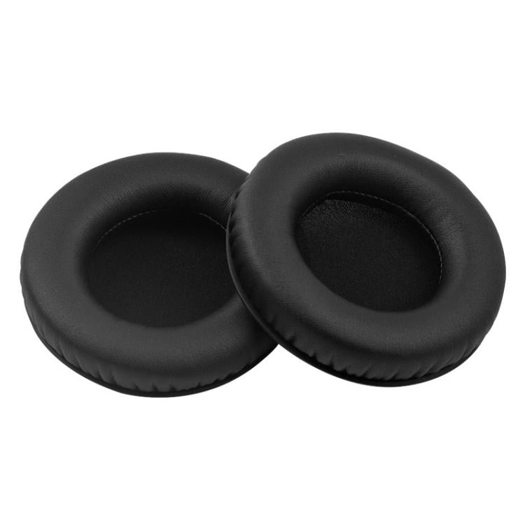 2pcs Insert Replacement Earpads For Sennheiser Urbanite XL, Material:Protein Leather - Black
