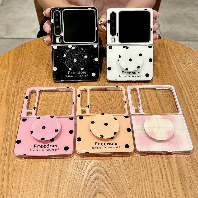 For Huawei Pura X Glitter Powder Dots Pattern Phone Case with Holder