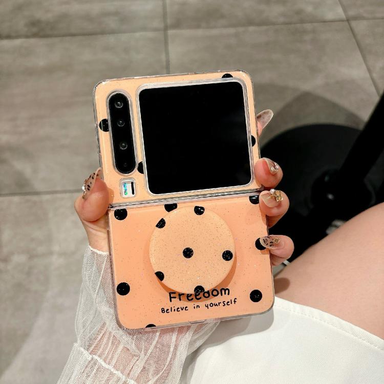 For Huawei Pura X Glitter Powder Dots Pattern Phone Case with Holder