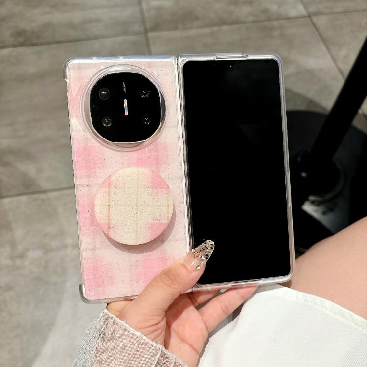 For Huawei Mate X6 Glitter Powder Dots Pattern Phone Case with Holder