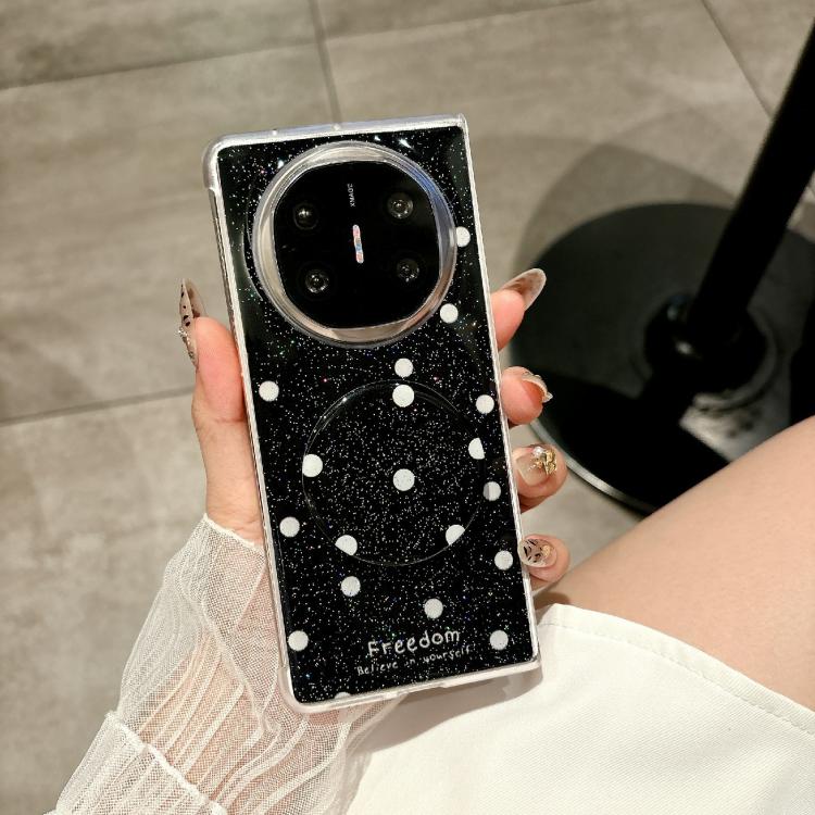 For Huawei Mate X3 / X5 Glitter Powder Dots Pattern Phone Case with Holder