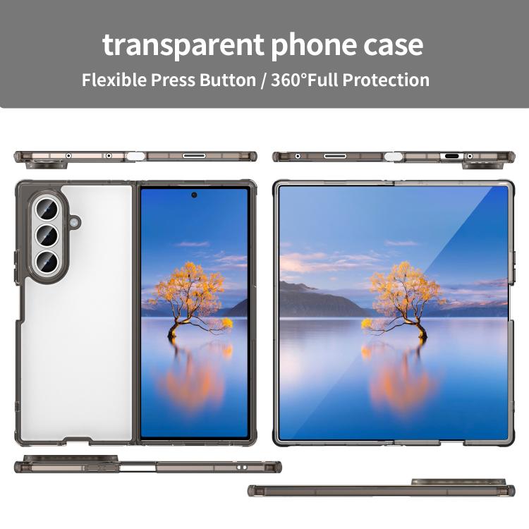 For Samsung Galaxy Z Fold7 5G PC Hybrid TPU Airbag Shockproof Phone Case