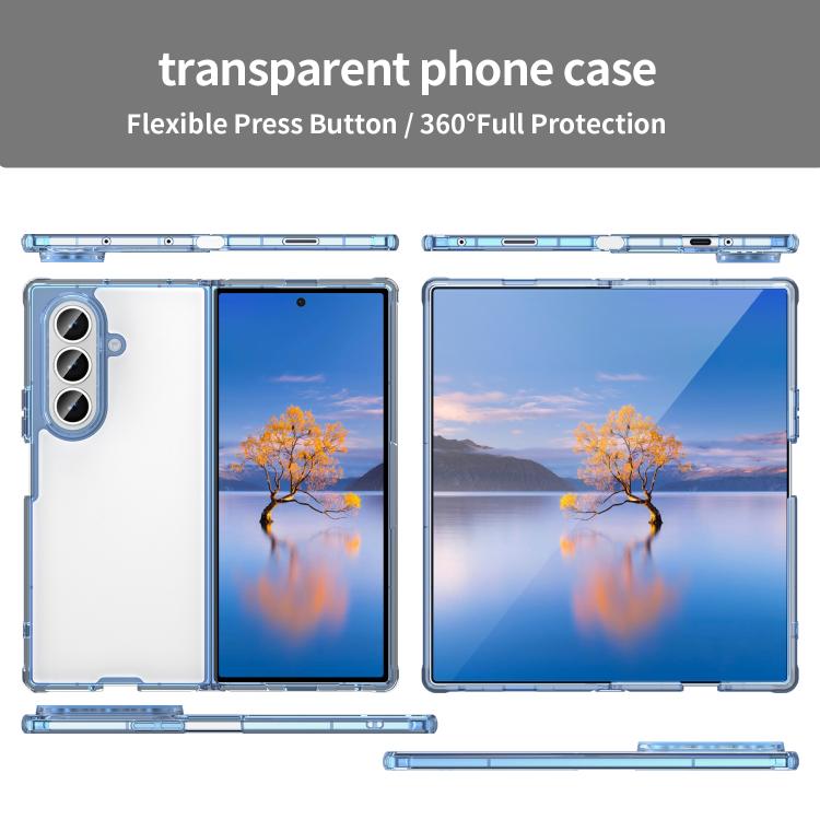 For Samsung Galaxy Z Fold7 5G PC Hybrid TPU Airbag Shockproof Phone Case