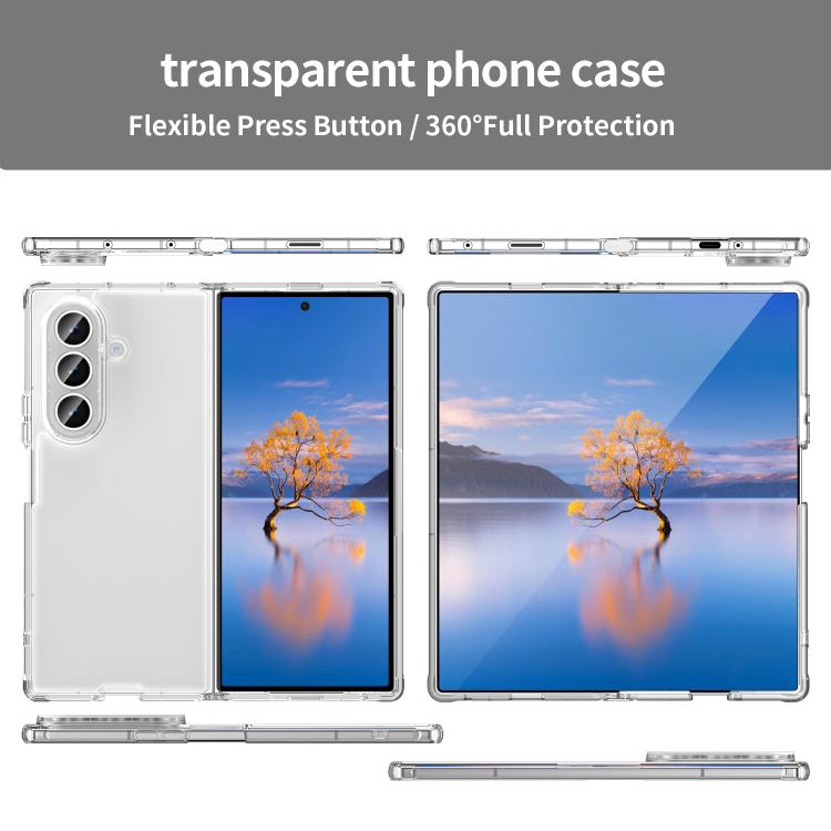 For Samsung Galaxy Z Fold7 5G PC Hybrid TPU Airbag Shockproof Phone Case