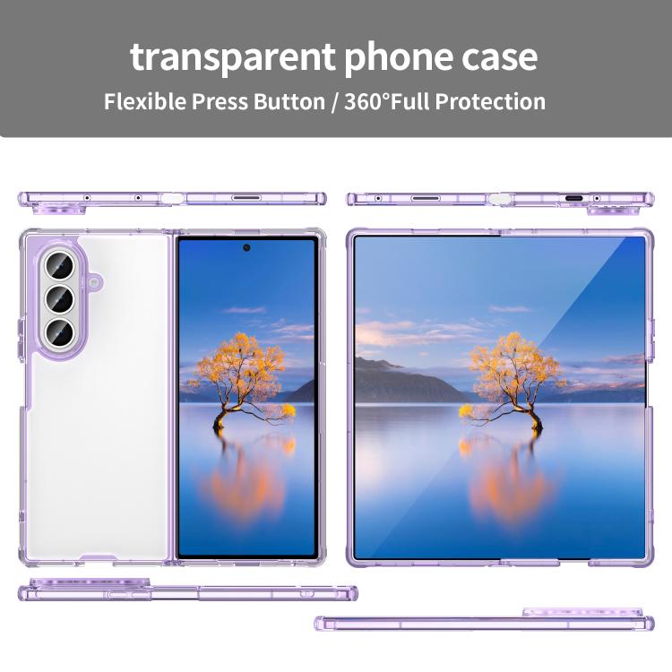 For Samsung Galaxy Z Fold7 5G PC Hybrid TPU Airbag Shockproof Phone Case