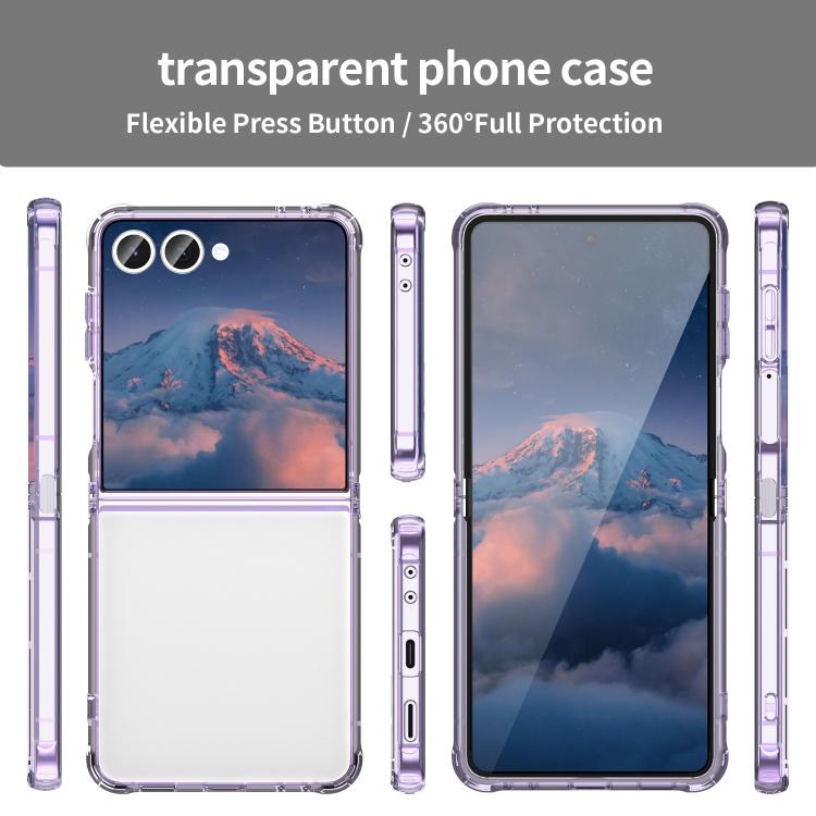 For Samsung Galaxy Z Flip7 5G PC Hybrid TPU Airbag Shockproof Phone Case