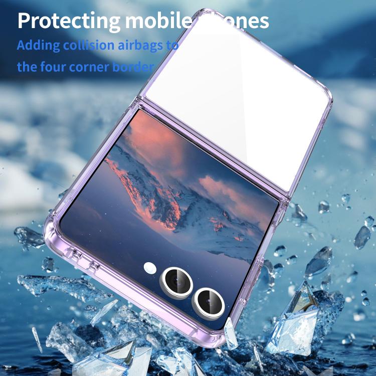 For Samsung Galaxy Z Flip7 5G PC Hybrid TPU Airbag Shockproof Phone Case