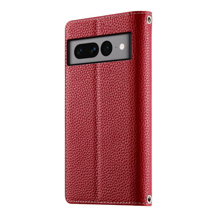 For Google Pixel 7 Pro Stitching Multi-card Zipper Wallet Leather Phone Case with Short Strap