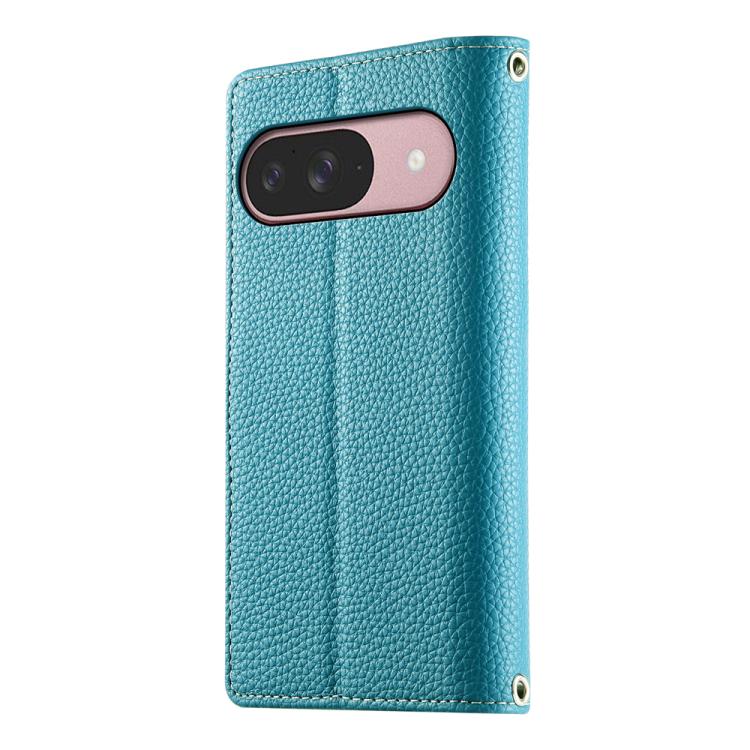 For Google Pixel 9 / 9 Pro / 10 / 10 Pro Stitching Multi-card Zipper Wallet Leather Phone Case with Short Strap