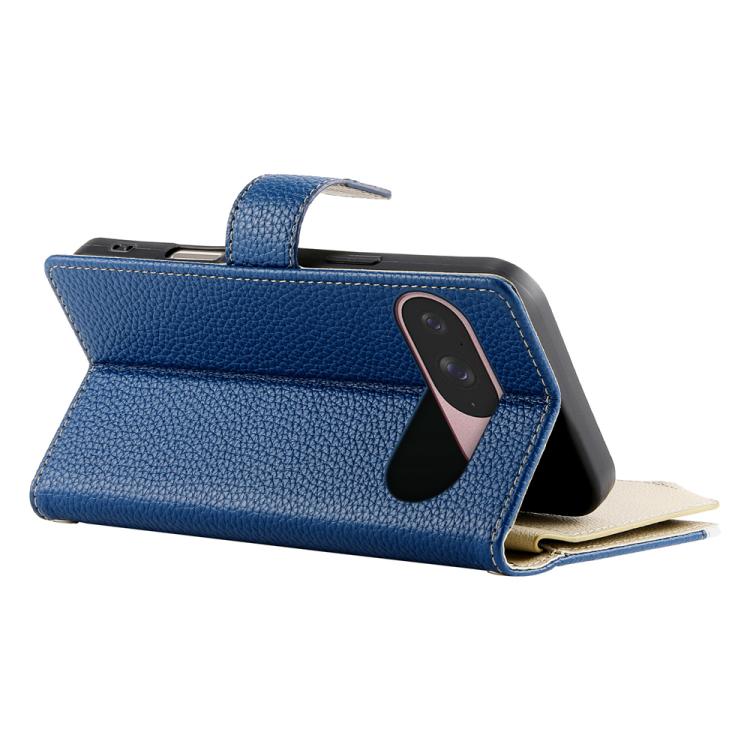 For Google Pixel 9 / 9 Pro / 10 / 10 Pro Stitching Multi-card Zipper Wallet Leather Phone Case with Short Strap