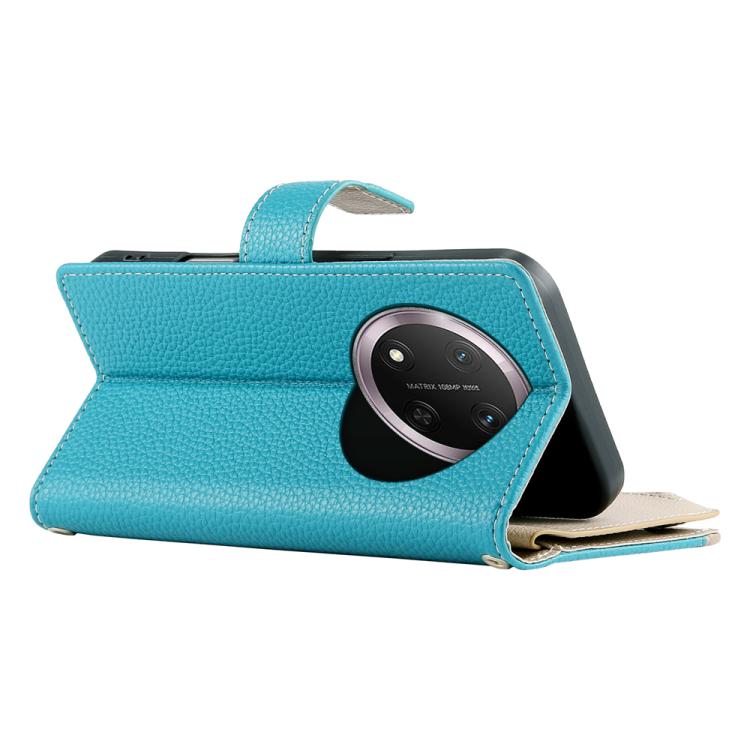 For Honor X9c / Magic7 Lite Stitching Multi-card Zipper Wallet Leather Phone Case with Short Strap