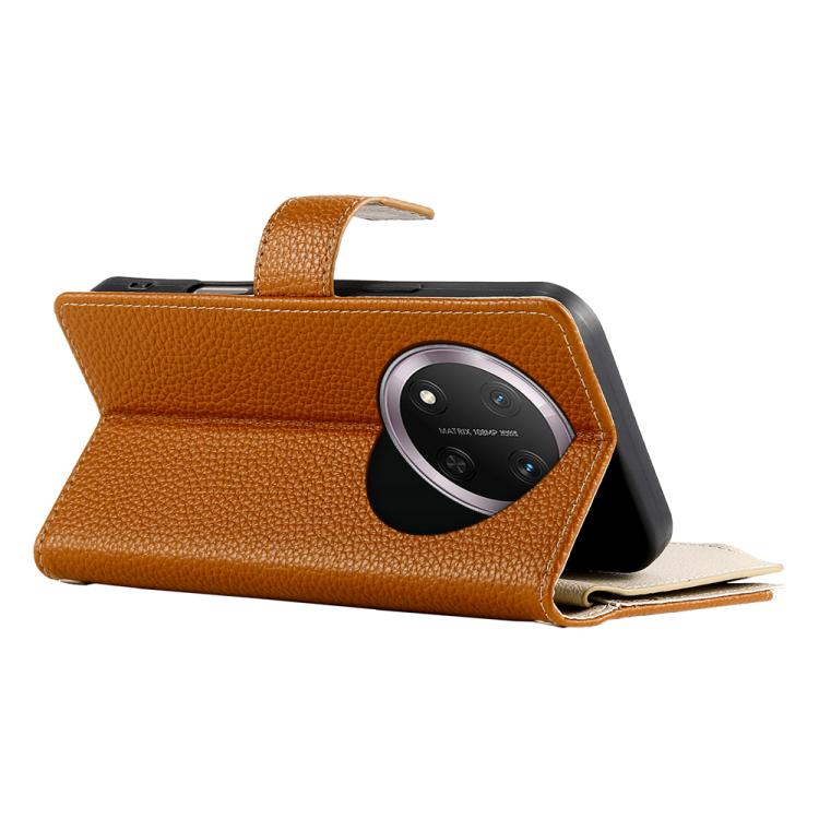 For Honor X9c / Magic7 Lite Stitching Multi-card Zipper Wallet Leather Phone Case with Short Strap