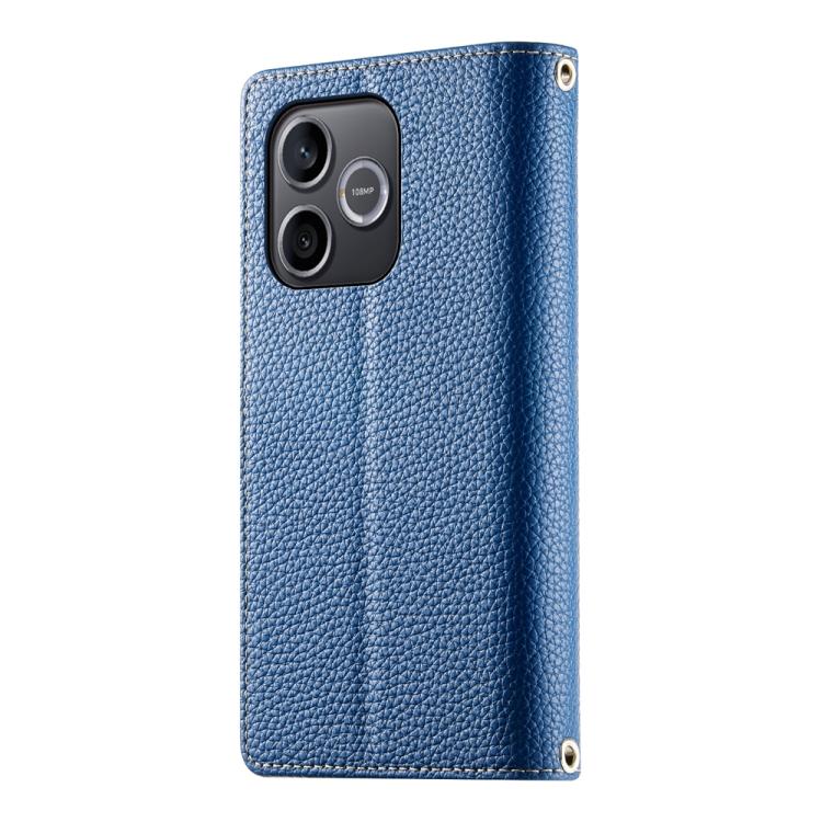 For Honor 600 Lite Global Stitching Multi-card Zipper Wallet Leather Phone Case with Short Strap