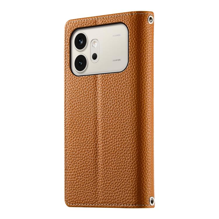 For Honor 600 Global / 600 Pro Global Stitching Multi-card Zipper Wallet Leather Phone Case with Short Strap