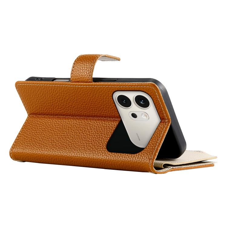 For Honor 600 Global / 600 Pro Global Stitching Multi-card Zipper Wallet Leather Phone Case with Short Strap