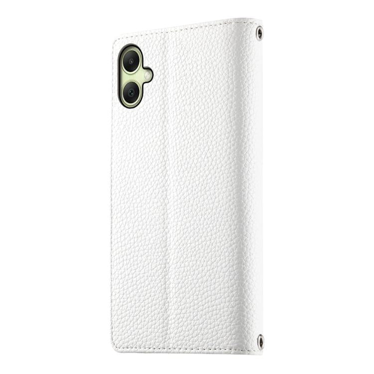 For Samsung Galaxy A06 4G / 5G / A07 4G Stitching Multi-card Zipper Wallet Leather Phone Case with Short Strap