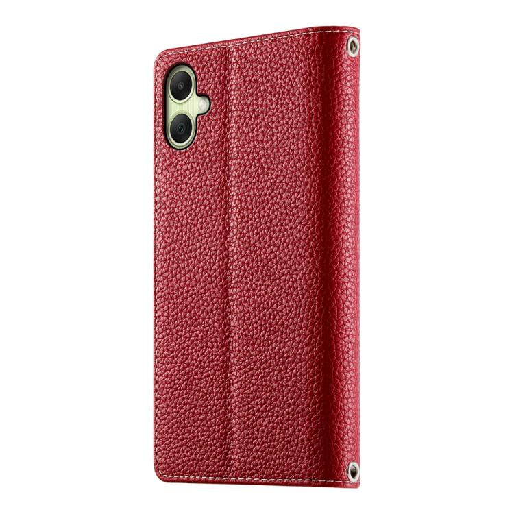 For Samsung Galaxy A06 4G / 5G / A07 4G Stitching Multi-card Zipper Wallet Leather Phone Case with Short Strap