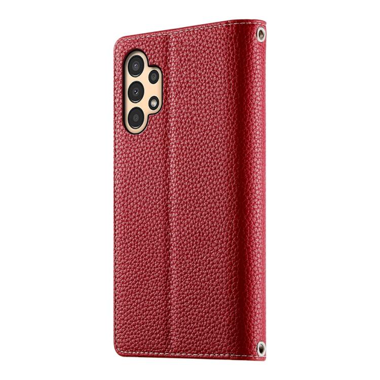 For Samsung Galaxy A13 4G / 5G / A04 / A04s Stitching Multi-card Zipper Wallet Leather Phone Case with Short Strap
