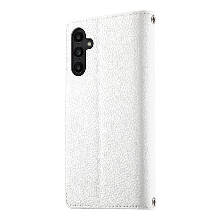 For Samsung Galaxy A14 4G / 5G Stitching Multi-card Zipper Wallet Leather Phone Case with Short Strap
