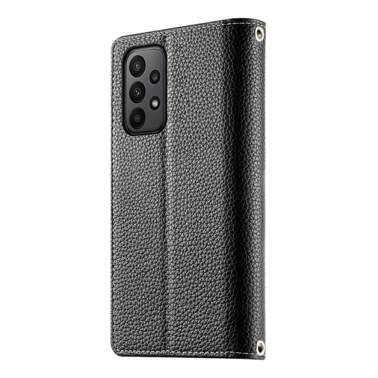 For Samsung Galaxy A23 4G / 5G / M13 4G / M23 Stitching Multi-card Zipper Wallet Leather Phone Case with Short Strap