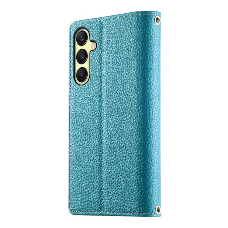 For Samsung Galaxy A26 5G / A16 / A17 4G Stitching Multi-card Zipper Wallet Leather Phone Case with Short Strap
