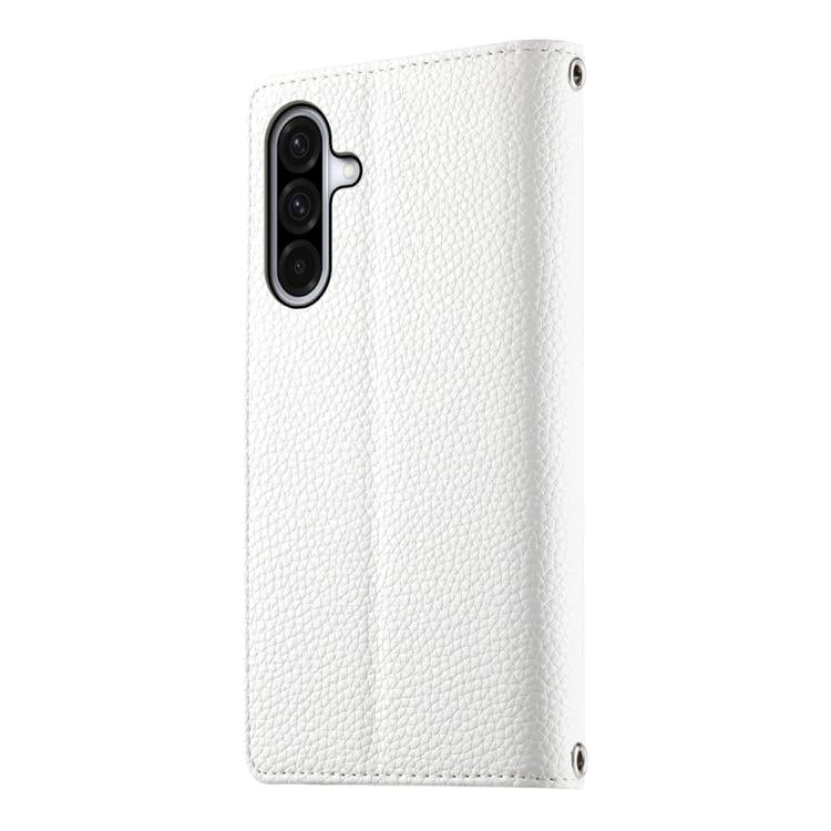 For Samsung Galaxy A36 5G Stitching Multi-card Zipper Wallet Leather Phone Case with Short Strap