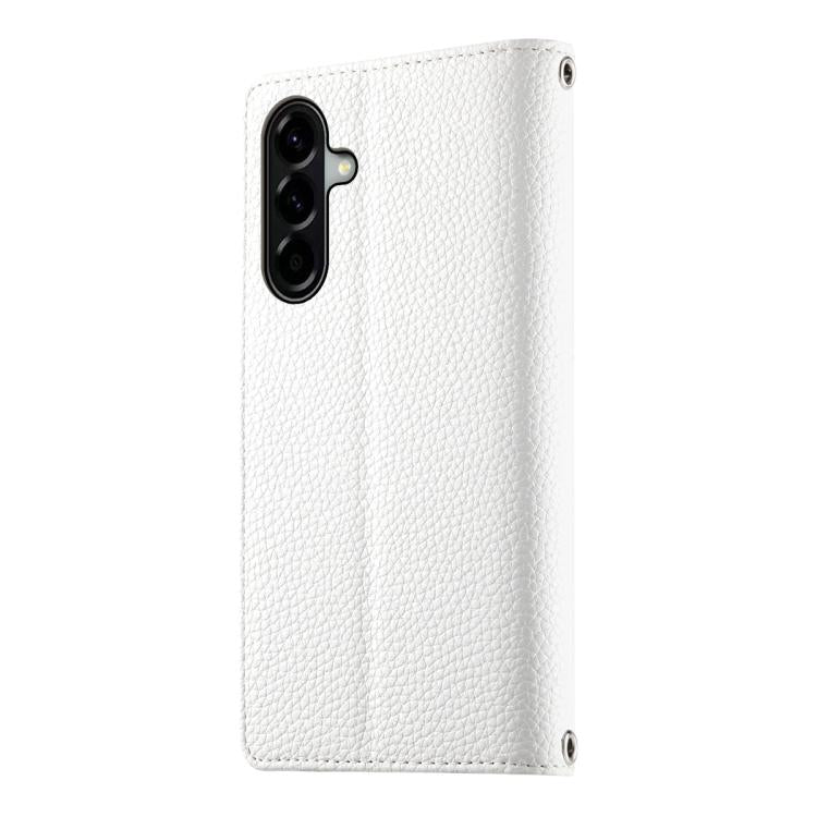 For Samsung Galaxy A37 5G Stitching Multi-card Zipper Wallet Leather Phone Case with Short Strap