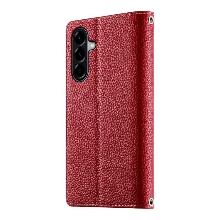 For Samsung Galaxy A37 5G Stitching Multi-card Zipper Wallet Leather Phone Case with Short Strap