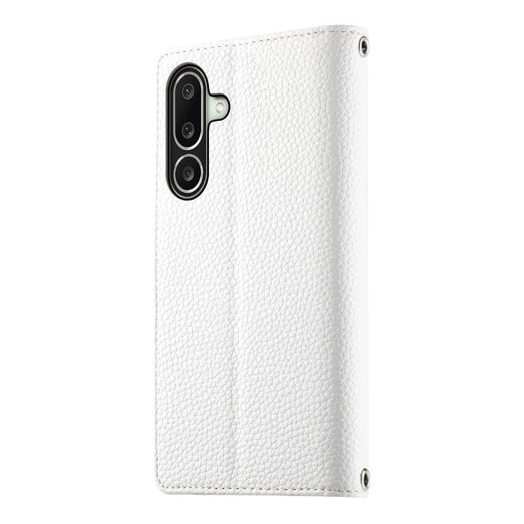 For Galaxy A27 5G Stitching Multi-card Zipper Wallet Leather Phone Case with Short Strap