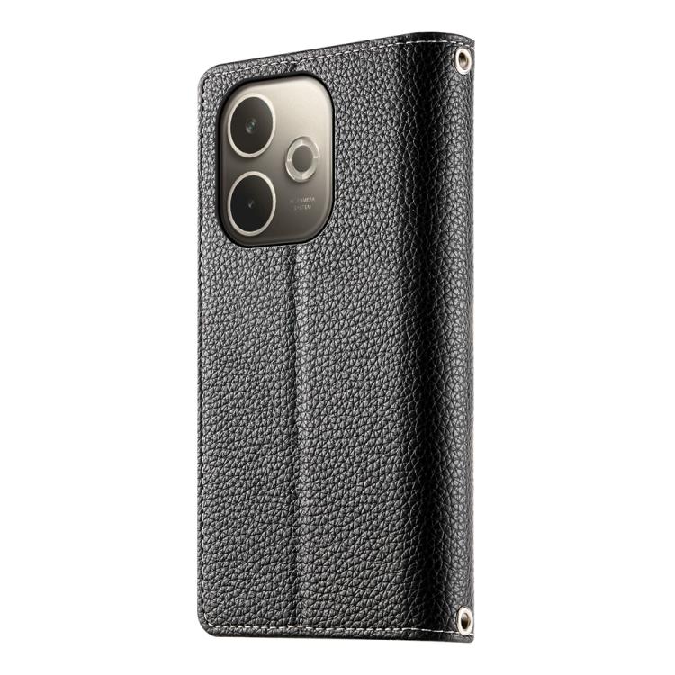 For OPPO A5 Pro 5G Global Stitching Multi-card Zipper Wallet Leather Phone Case with Short Strap