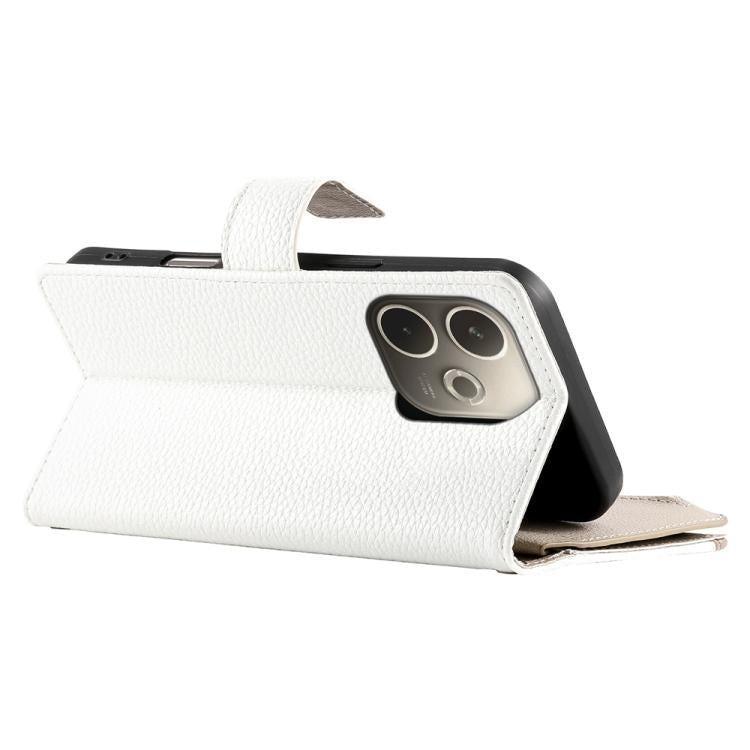 For OPPO A5 Pro 5G Global Stitching Multi-card Zipper Wallet Leather Phone Case with Short Strap