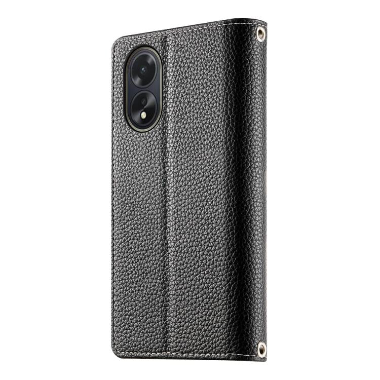 For OPPO A18 / A38 Global Stitching Multi-card Zipper Wallet Leather Phone Case with Short Strap