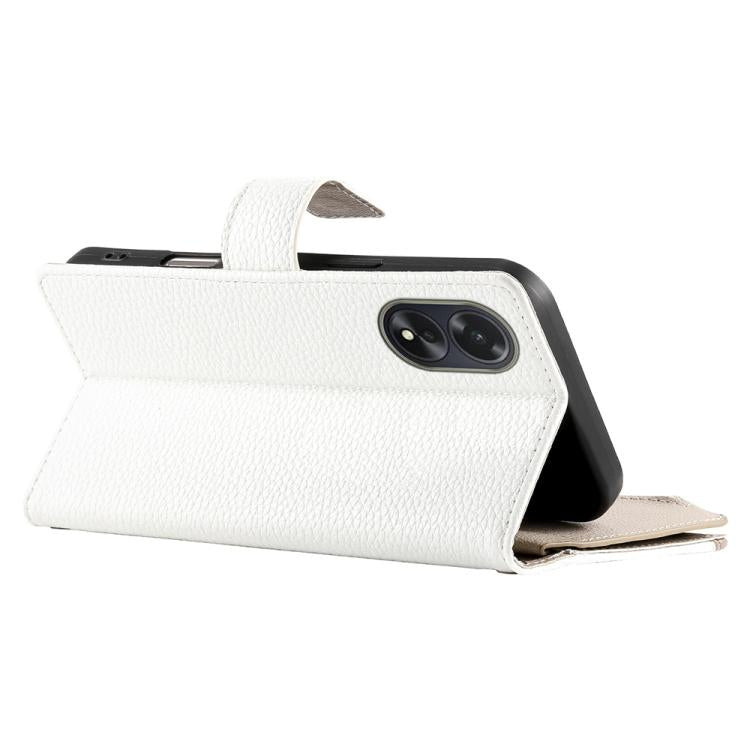 For OPPO A18 / A38 Global Stitching Multi-card Zipper Wallet Leather Phone Case with Short Strap