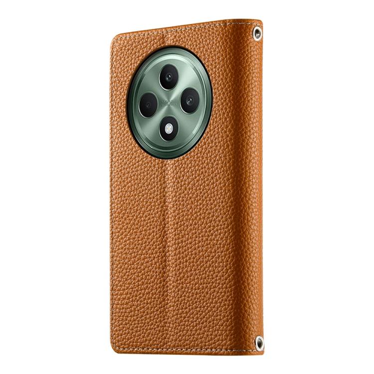 For OPPO Reno12 F 4G / 5G / F27 Stitching Multi-card Zipper Wallet Leather Phone Case with Short Strap