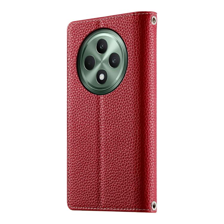 For OPPO Reno12 F 4G / 5G / F27 Stitching Multi-card Zipper Wallet Leather Phone Case with Short Strap