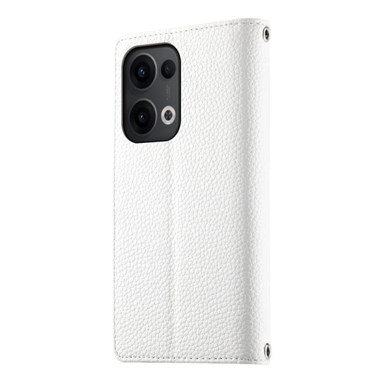 For OPPO Reno13 Global Stitching Multi-card Zipper Wallet Leather Phone Case with Short Strap
